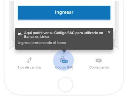 Código BAC para Banca en Línea