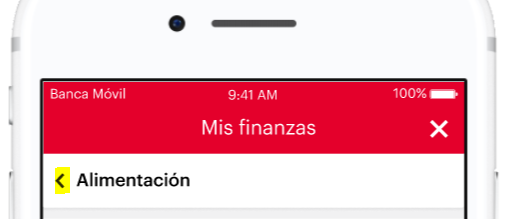 Ícono para devolverse