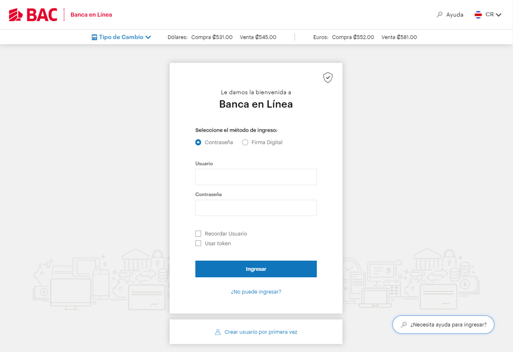 Banca en Línea BAC Credomatic